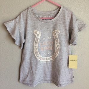 Lucky Brand Girls Marcia Short Sleeve Tee
